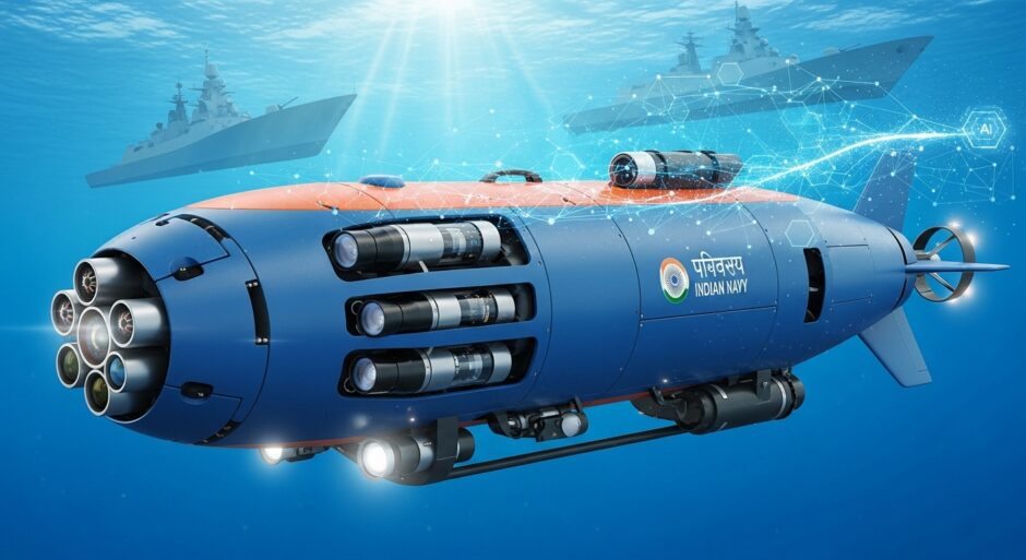 インド海軍向けAI搭載無人潜水艇MP-AUV、44,000億ルピー防衛計画の一翼担う