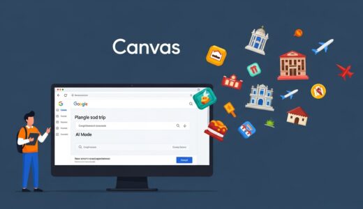 Google AI Mode、旅行計画を自動化する「Canvas」機能を発表―エージェント型AIで予約まで完結