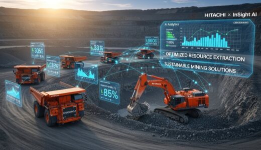 日立建機がRithmikに300万ドル出資｜AI解析とLANDCROSで鉱山運営を高度化へ