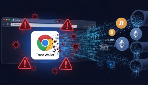 Trust Wallet拡張機能v2.68で700万ドル被害、正規アップデートに仕込まれた罠