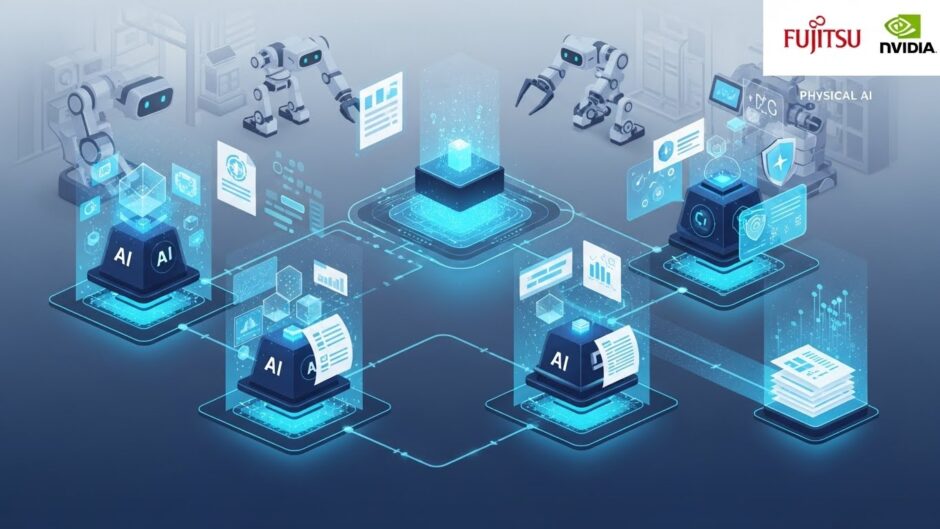 富士通がNVIDIAと開発したPhysical AI技術、購買業務を50%効率化――マルチAIエージェントで機密情報を保護