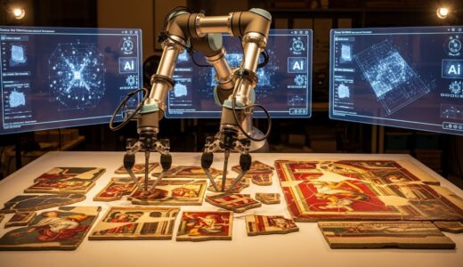 ポンペイ遺跡でAI×ロボット修復システム実用化、数千の断片から古代フレスコ画を再構築