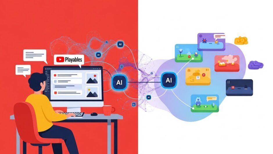 YouTube、Gemini活用の「Playables Builder」公開──テキストや画像からゲーム自動生成