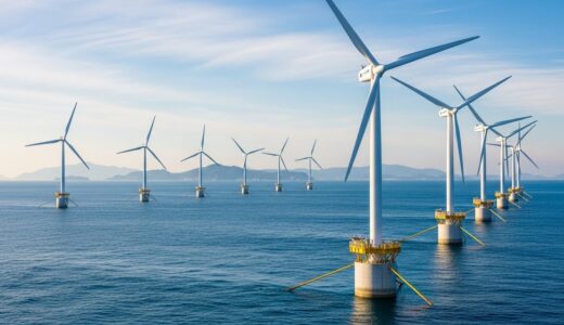 浮体式洋上風力が日本で本格始動、五島市沖でハイブリッドスパー型浮体による商用運転