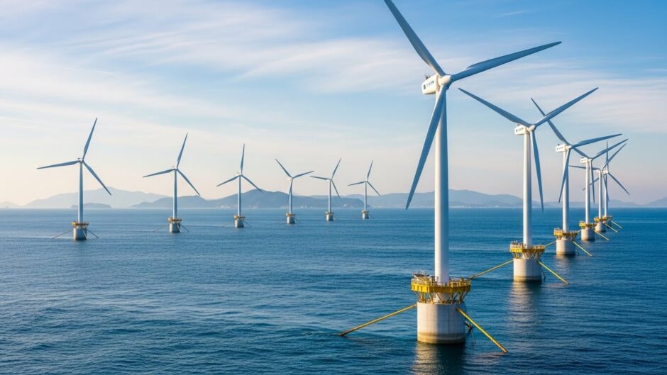 浮体式洋上風力が日本で本格始動、五島市沖でハイブリッドスパー型浮体による商用運転