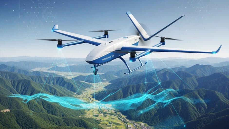 伊藤忠・パスコ・YellowScan、固定翼eVTOLドローン「Wingcopter 198」で航空測量を革新——110km飛行で災害対応を加速