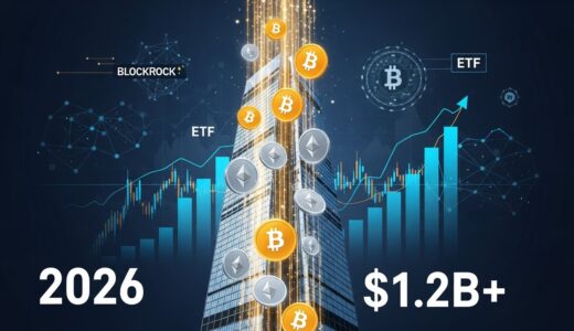 BlackRock、2026年初頭にビットコインとイーサリアムETFで12億ドル超を購入——機関投資家の本格参入が加速