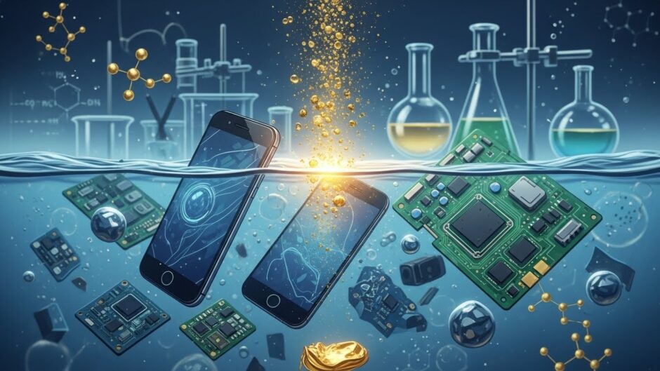 古いスマホから金を取り戻せ──中国の新技術が実現する98.2%回収率、2030年の82百万トン電子廃棄物問題に光明