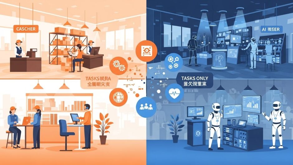 マイナビ調査：AI・テクノロジー導入で45.2%の企業がアルバイト採用を抑制、人材不足感は2年連続減少