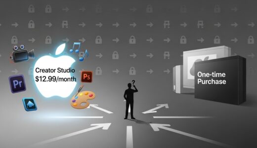 Apple Creator Studio発表、月額12.99ドルでAdobe対抗も「買い切り終了」の懸念高まる