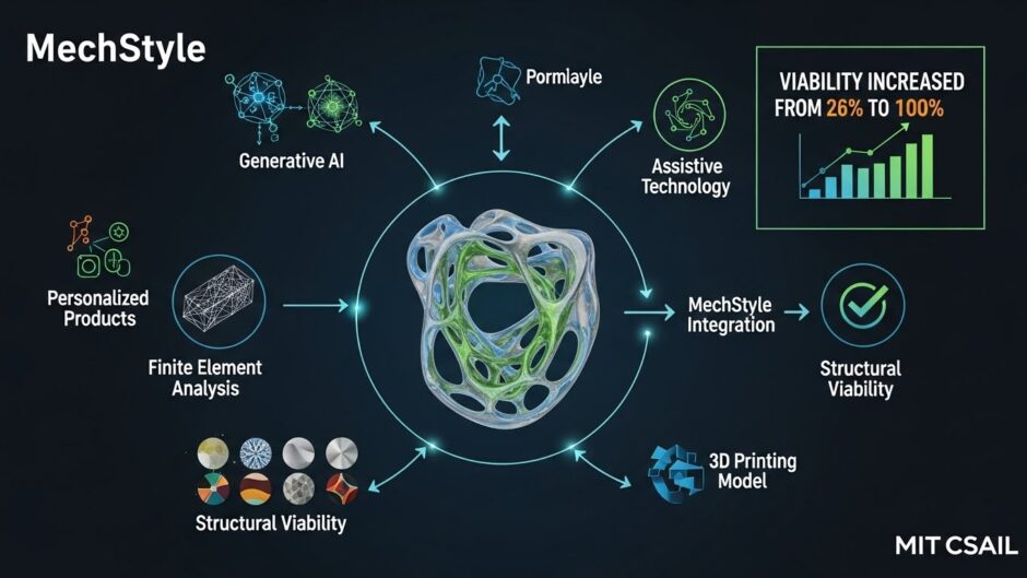 MITが開発した「MechStyle」、生成AIで構造的に壊れない3Dプリント製品を実現