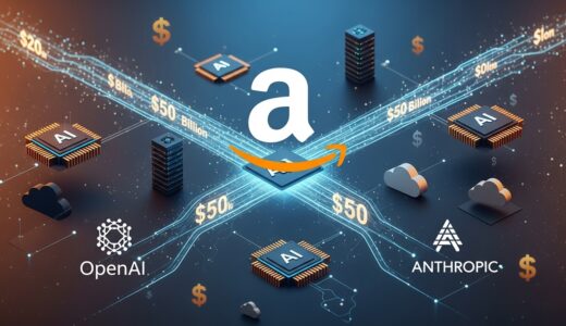 AmazonがOpenAIに最大500億ドル投資検討　競合Anthropicに続く戦略的出資