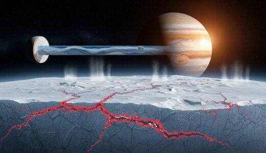 NASA、木星の衛星エウロパ表面でアンモニア発見 地下海洋と表面の交流を示唆