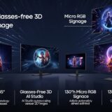 メガネ不要の3Dサイネージ、Samsungが世界展開。AIが2D画像を自動変換