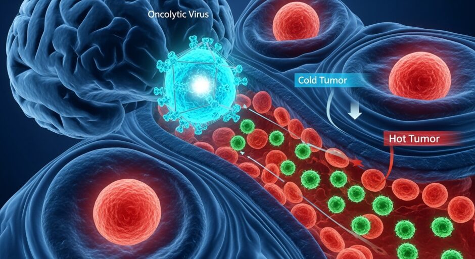 腫瘍溶解性ウイルスCAN-3110が膠芽腫に有効、Dana-FarberがCell誌で発表。「冷たい腫瘍」への免疫細胞浸潤に成功