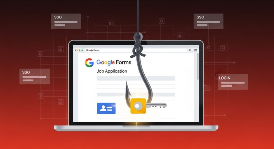 Google Forms偽装フィッシング発覚——求人フォームでGoogleログイン情報を窃取する新手口