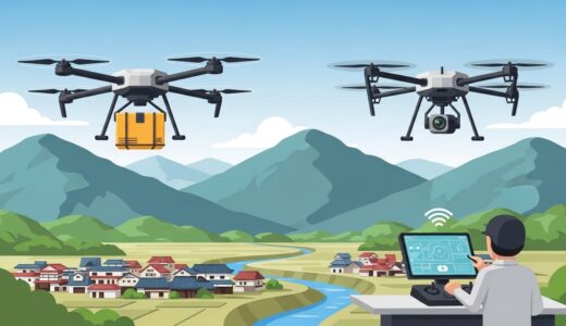 ACSL「PF4」で国内初の多数機同時運航実証へ、日本郵便と兵庫県豊岡市で物流・巡視を同時飛行