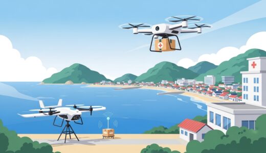 ACSL「PF2-CAT3」、五島市でレベル4飛行による医薬品の病院屋上配送を実現