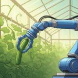 安川電機×JA全農、AIきゅうり収穫ロボットが佐賀の農場で稼働開始——葉かきと収穫を1台に統合