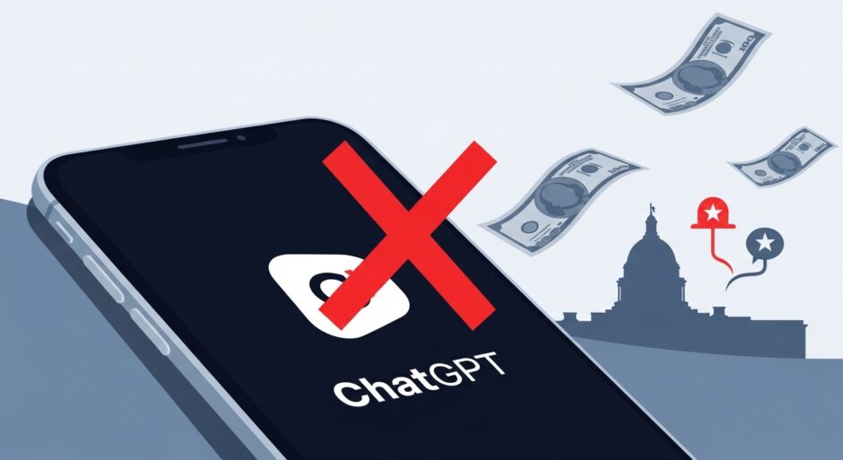 ChatGPT解約運動「QuitGPT」30万人参加、政治献金とICE利用に反発