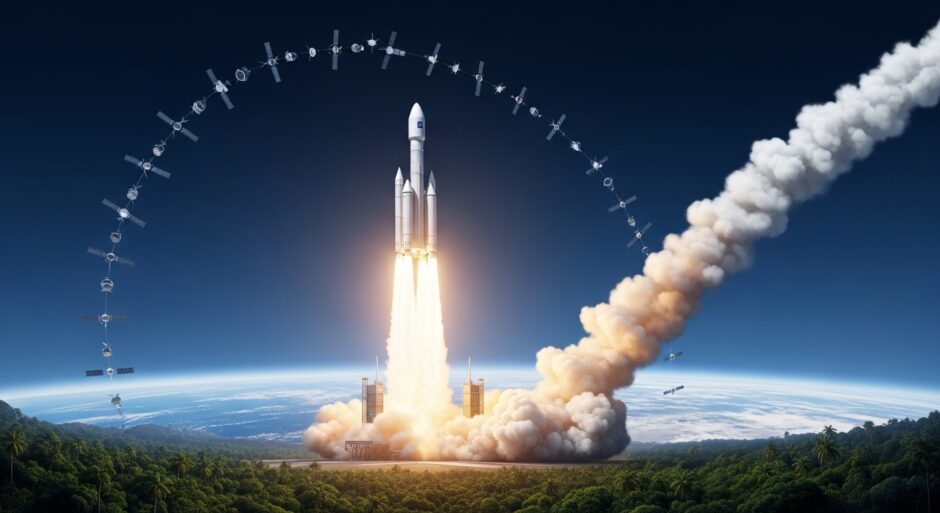 Ariane 64が初飛行、Amazon Leo衛星32基の軌道投入に成功