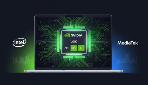 Nvidia、IntelとMediaTekの両社と提携しノートPC向けSoCを2026年中に発売へ