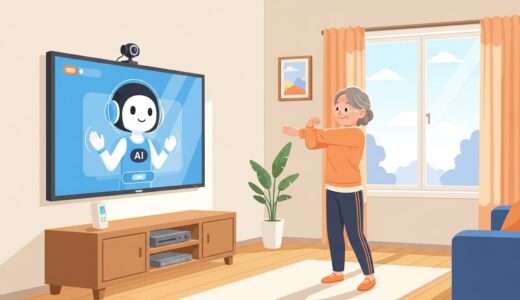 シャープ「介護向けAIトレーナー」開発｜テレビとAIが介護現場の人手不足を変える