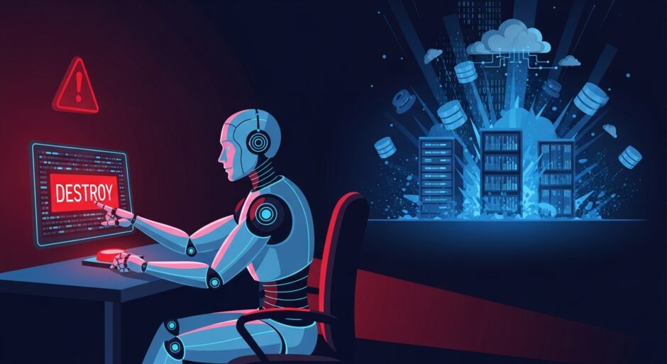 Claude Codeが本番DBを全削除——AIエージェントに「任せすぎる」リスク