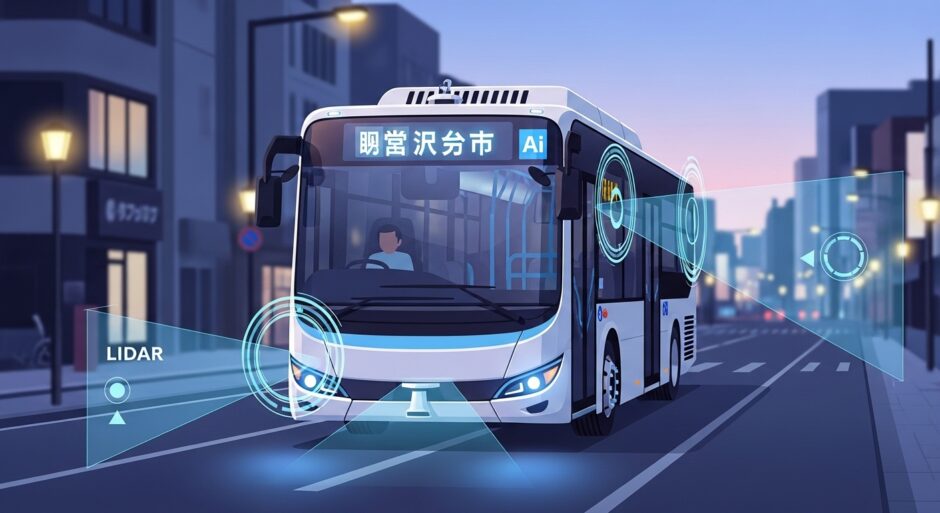 NVIDIA DRIVE Hyperion×いすゞ「エルガ」——ティアフォーと組む自動運転レベル4バスが、日本の公共交通を変える