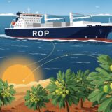 ジャトロファ由来SVO混合燃料、日本の海へ——栗林商船がRORO船で国内初の実航路実証試験