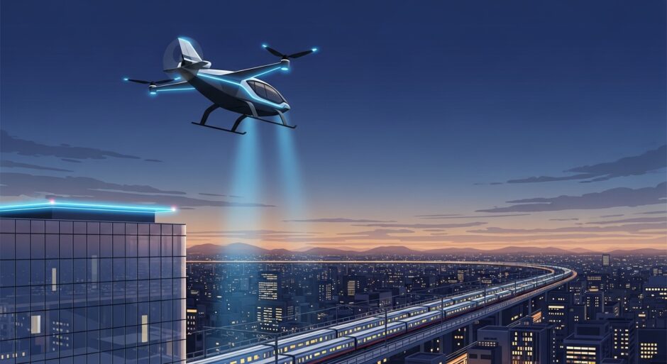 政策・数値訴求型 空飛ぶクルマ（eVTOL）ロードマップ改訂——国交省が2027〜2028年の商用運航開始を正式明記