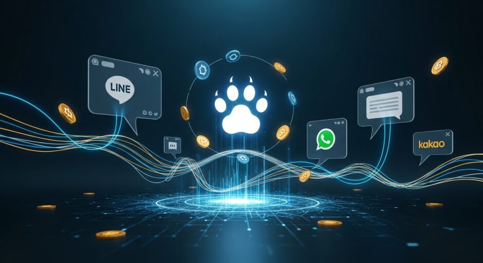 Pieverse「Purr-Fect Claw」——ウォレット不要で、LINEから暗号資産を動かすAIエージェントが登場