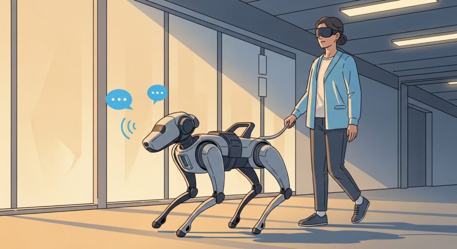 ロボット盲導犬がしゃべる時代へ。LLMで「状況を言葉にする」AIナビゲーションの最前線