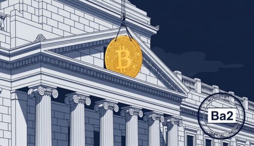 Moody'sがビットコイン担保債券に格付け——史上初、公債市場に暗号資産が参入