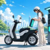 ヤマハ「JOG E」「GEAREV」7/17発売｜ホンダ製交換バッテリーで挑む原付EVの狙い