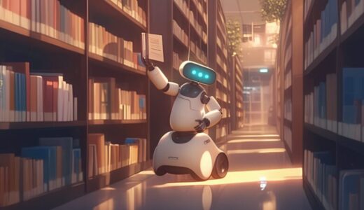 図書館ロボット「Romi」——大阪工業大学で40日間限定、蔵書検索から書架まで案内