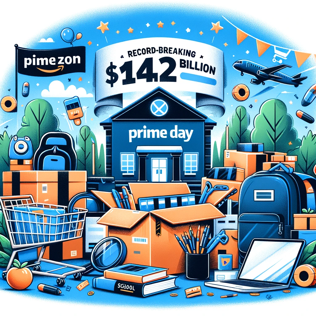 Amazonプライムデー、記録的142億ドル達成！消費者電子と学校用品が人気 - innovaTopia - （イノベトピア）