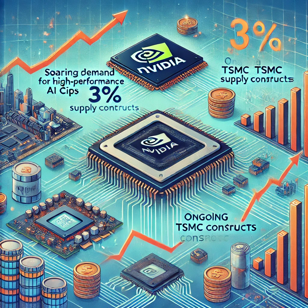 高性能AIチップ需要高騰、Nvidia株価3%上昇 - TSMC供給制約続く - innovaTopia - （イノベトピア）